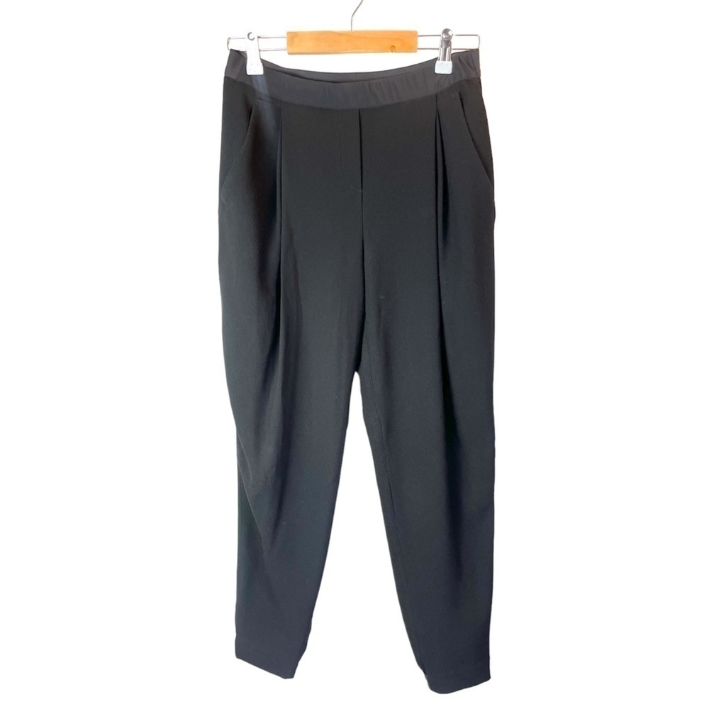 Elie Tahari Women’s Black Pleated Trouser Size 4